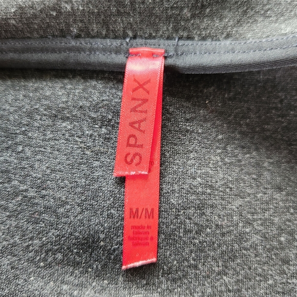 Spanx Leggings Tights Pants Heather Grey Gray Black | Women's Size Medium - Picture 3 of 8